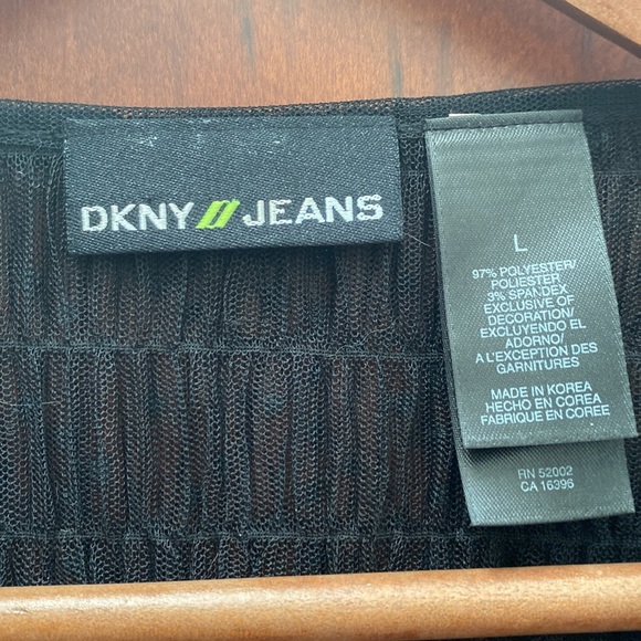 DKNY Jeans Sequin Top- L- Vintage - Picture 3 of 4